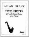 2つの小品（アラン・ブランク）(アルトサックス+ピアノ）【Two Pieces for Alto Sax and Piano】