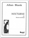 ノクターン（アラン・ブランク）(バスーン+ハープ）【Nocturne】