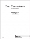 協奏的二重奏曲（アラン・ブランク）(フルート+ピアノ）【Duo Concertante】