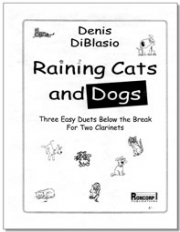 土砂降り（デニス・ディブラシオ）　(クラリネット二重奏)【Raining Cats and Dogs】
