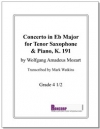 協奏曲・変ホ長調・K.191（モーツァルト）(テナーサックス+ピアノ）【Concerto in Eb Major K. 191】