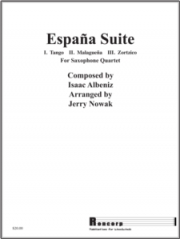 スペイン組曲（イサーク・アルベニス）  (サックス四重奏）【Espana Suite】