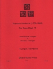 6つのデュエット・Op.74（フランソワ・ドヴィエンヌ）(金管二重奏）【6 Duets, Op. 74】
