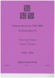 6つのデュエット・Op.74（フランソワ・ドヴィエンヌ）(弦楽二重奏）【6 Duets, Op. 74】