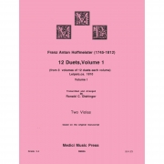 12のデュエット・Vol.1（フランツ・アントン・ホフマイスター）(ヴィオラ二重奏）【12 Duets (from 18th Century), Vol. 1】