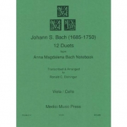 12のデュエット（バッハ）(弦楽二重奏）【12 Duets from the Anna Magdalena Bach Notebook】