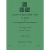 12のデュエット（バッハ）(弦楽二重奏）【12 Duets from the Anna Magdalena Bach Notebook】