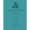 12のデュエット（バッハ）（ヴァイオリン二重奏）【12 Duets from the Anna Magdalena Bach Notebook】