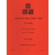 12のデュエット（バッハ）（チェロ二重奏）【12 Duets from the Anna Magdalena Bach Notebook】