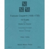 12のデュエット（フランソワ・クープラン）（弦楽二重奏）【12 Duets from Books I and II for Clavier】