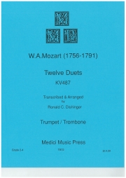 12のデュエット・KV487（モーツァルト）（金管二重奏）【12 Duets, KV487】