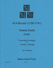 12のデュエット・KV487（モーツァルト）（トランペット二重奏）【12 Duets, KV487】