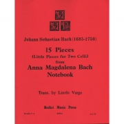 15のデュエット（バッハ）（チェロ二重奏）【15 Duets from AMB Notebook】