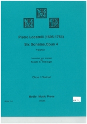 6つのソナタ・Op.4・Vol.1（ピエトロ・ロカテッリ）（木管二重奏）【6 Sonatas, Op. 4 (from 18th Century), Vol. 1 (1-3)】