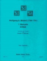 7つのメヌエット・KV65a（モーツァルト）（バスーン二重奏）【7 Minuets, KV65a】
