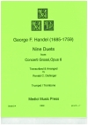 9つのデュエット「コンチェルト・グロッソ・Op.6」より (ヘンデル)（金管二重奏）【9 Duets from Concerti Grossi Op.6】