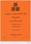 9つのデュエット「コンチェルト・グロッソ・Op.6」より (ヘンデル)（金管二重奏）【9 Duets from Concerti Grossi Op.6】