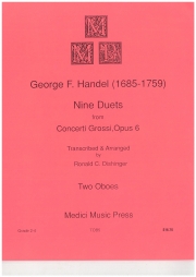 9つのデュエット「コンチェルト・グロッソ・Op.6」より (ヘンデル)（オーボエ二重奏）【9 Duets from Concerti Grossi, Op. 6】