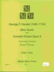 9つのデュエット「コンチェルト・グロッソ・Op.6」より (ヘンデル)（弦楽二重奏）【9 Duets from Concerti Grossi, Op. 6】
