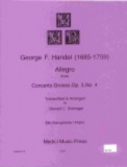 アレグロ「コンチェルト・グロッソ・Op.3・No.4」より (ヘンデル) (オーボエ+ピアノ）【Allegro from Concerto Grosso, Op. 3, No. 4】