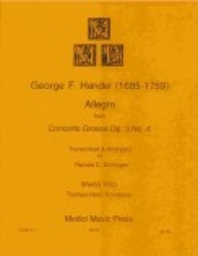 アレグロ「コンチェルト・グロッソ・Op.3・No.4」より (ヘンデル) (トロンボーン三重奏）【Allegro from Concerto Grosso, Op. 3, No. 4】