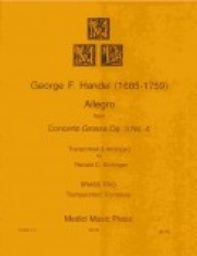 アレグロ「コンチェルト・グロッソ・Op.3・No.4」より (ヘンデル) (トランペット三重奏）【Allegro from Concerto Grosso, Op. 3, No. 4】