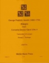 アレグロ「コンチェルト・グロッソ・Op.3・No.4」より (ヘンデル) (ヴァイオリン三重奏）【Allegro from Concerto Grosso, Op. 3, No. 4】