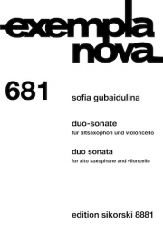 デュオ・ソナタ (ソフィア・グバイドゥーリナ)（アルトサックス+チェロ）【Duo Sonata】