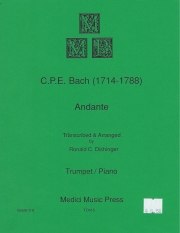 アンダンテ (カール・フィリップ・エマヌエル・バッハ) (トランペット+ピアノ）【Andante】