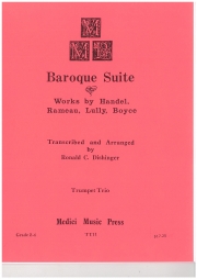 バロック組曲・第1番（バッハ） (トランペット三重奏）【Baroque Suite No.1】