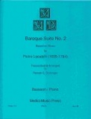 バロック組曲・第2番（ピエトロ・ロカテッリ） (バスーン+ピアノ）【Baroque Suite No. 2】