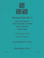 バロック組曲・第3番   (アルトサックス+ピアノ）【Baroque Suite No. 3】