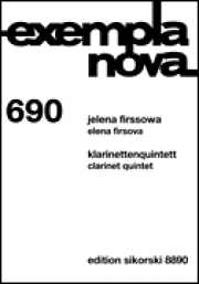 クラリネット五重奏 (エレーナ・フィルソヴァ)（ミックス五重奏）【Clarinet Quintet】