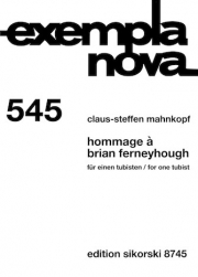 ブライアン・ファーニホウに捧ぐ（クラウス・シュテファン・マーンコプフ）（テューバ）【Hommage À Brian Ferneyhough】