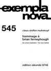 ブライアン・ファーニホウに捧ぐ（クラウス・シュテファン・マーンコプフ）（テューバ）【Hommage À Brian Ferneyhough】