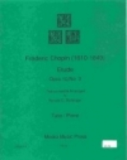 練習曲・Op.10・No.3   (フレデリック・ショパン)（チェロ四重奏）【Etude, Op. 10, No. 3】
