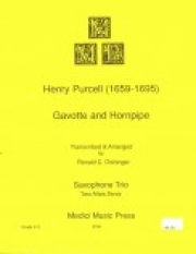 ガヴォットとホーンパイプ（ヘンリー・パーセル）（サックス三重奏）【Gavotte and Hornpipe】