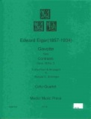 ガヴォット・Op.10・No.3（エドワード・エルガー）（ヴィオラ四重奏）【Gavotte from Contrasts, Op. 10, No. 3】