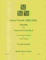 ガヴォット 「ハープシコード組曲・第5番」より（ヘンリー・パーセル）（バスーン四重奏）【Gavotte from Harpsichord Suite No. 5】