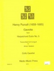 ガヴォット 「ハープシコード組曲・第5番」より（ヘンリー・パーセル）（チェロ四重奏）【Gavotte from Harpsichord Suite No. 5】