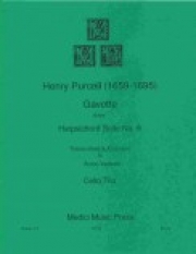 ガヴォット 「ハープシコード組曲・第5番」より（ヘンリー・パーセル）（チェロ三重奏）【Gavotte from Harpsichord Suite No. 5】