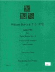 ガヴォット「交響曲・第4番」より（ウィリアム・ボイス）（バスクラリネット+ピアノ）【Gavotte from Symphony No. 4】
