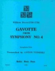 ガヴォット「交響曲・第4番」より（ウィリアム・ボイス）（フルート三重奏）【Gavotte from Symphony No. 4】