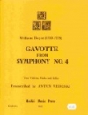 ガヴォット「交響曲・第4番」より（ウィリアム・ボイス）（チェロ四重奏）【Gavotte from Symphony No. 4】