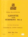 ガヴォット「交響曲・第4番」より（ウィリアム・ボイス）（ヴィオラ四重奏）【Gavotte from Symphony No. 4】