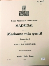マドリガル (ルカ・マレンツィオ)  (トロンボーン四重奏）【Madrigal: Madonna Mia Gentil】
