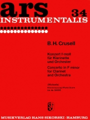 協奏曲・ヘ短調・Op.5（ベルンハルト・クルーセル）(クラリネット＋ピアノ)【Concerto In F Minor, Op. 5】