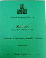 メヌエット「3つのピアノ小品」より（フリードリヒ・マルプルク）(オーボエ＋ピアノ)【Menuet from 3 Piano Pieces】