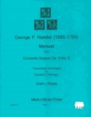 メヌエット「コンチェルト・グロッソ・Op.6・No.5」より   (ヘンデル)（トロンボーン+ピアノ）【Menuet from Concerto Grosso, Op. 6, No. 5】