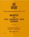 ミュゼット（バッハ）(アルトクラリネット+ピアノ）【Musette from AMB Notebook】